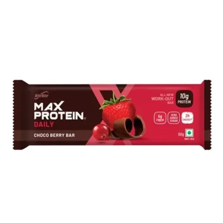 Rite Bite Max Protein Daily Choco Berry Bar 50G
