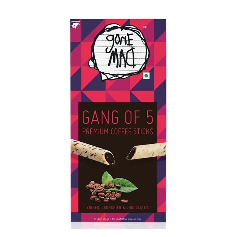 Garuda Food Choco Stick Gone Mad Gang Of 5 Premium Coffee Sticks 12.5G X 5N 62.5G