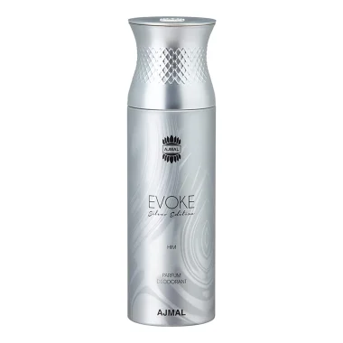 Ajmal Evoke Silver Edition Him Parfum Deodorant 200Ml.