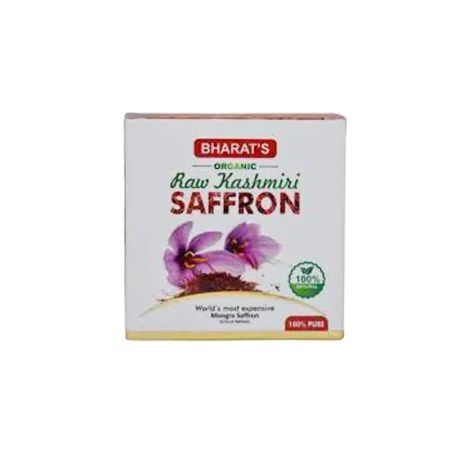 Bharat'S Organic Raw Kashmiri Saffron 1G