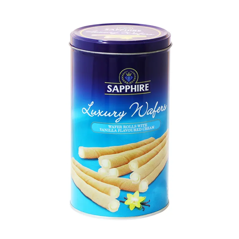 Sapphire Luxury Wafers Wafer Rolls With Vanilla Flavoured Cream 300G