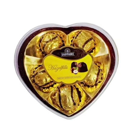 SAPPHIRE HAZELFILLS HAZELNUT CENTER FILLED CHOCOLATE 70G