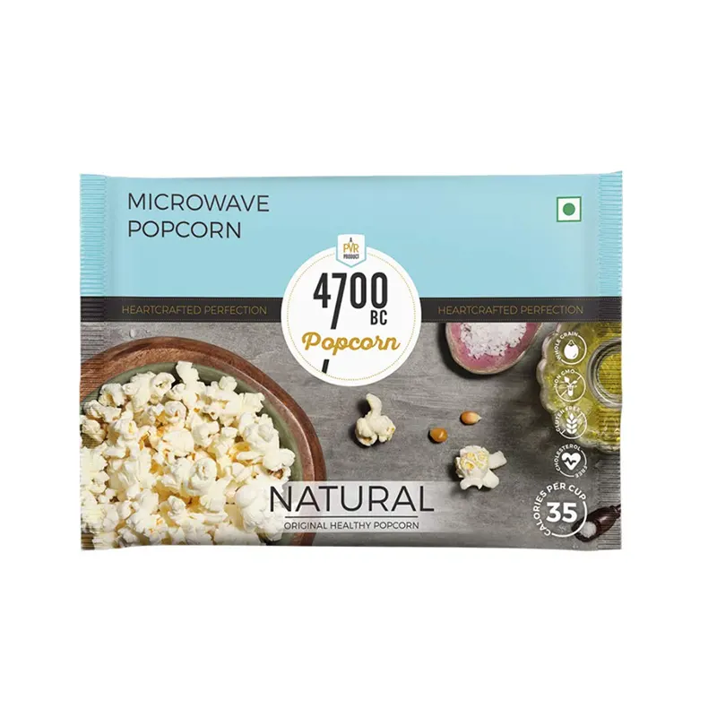 Microwave Popcorn Natural Original Healthy Popcorn 85G