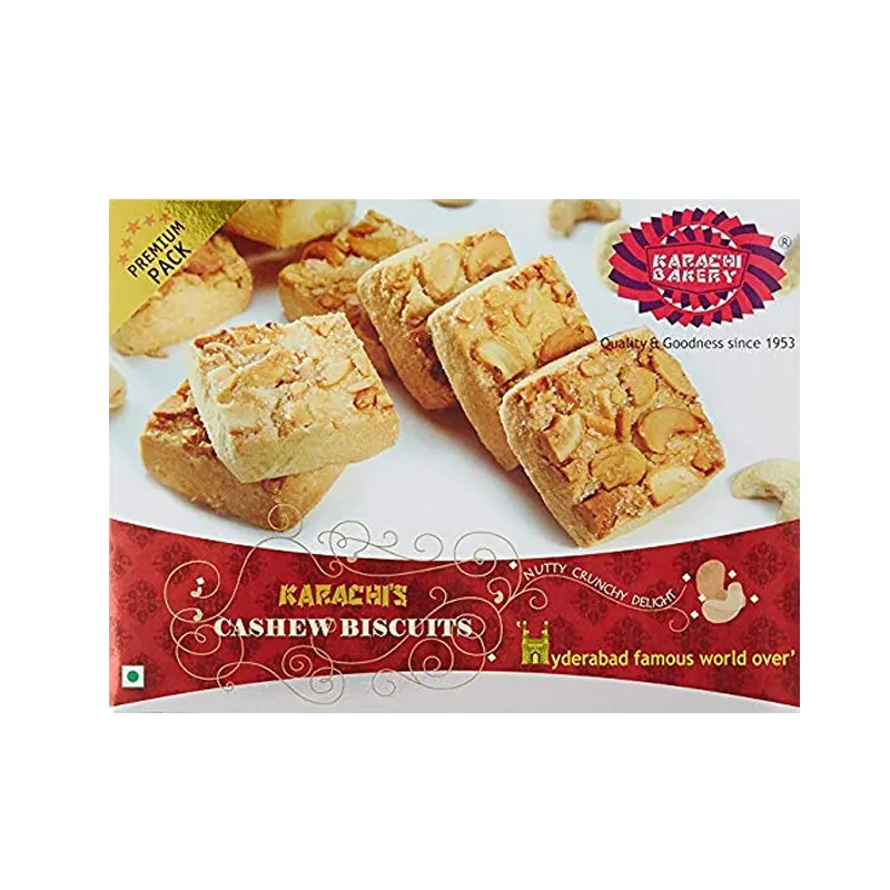 Karachi'S Bakery Cashew Chocolate Biscuit A True Crunchy Delight 200G