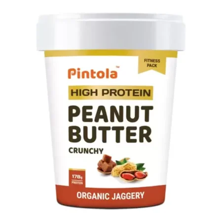 Pintola High Protein Peanut Butter Crunchy Organic Jaggery 1Kg