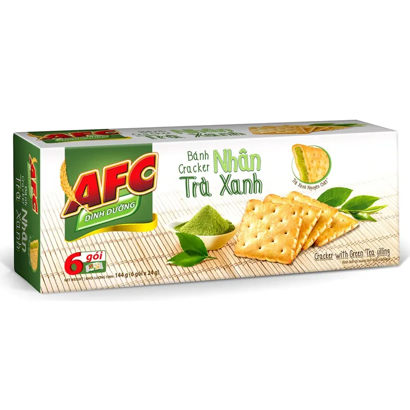 Cracker With Green Tea Filling