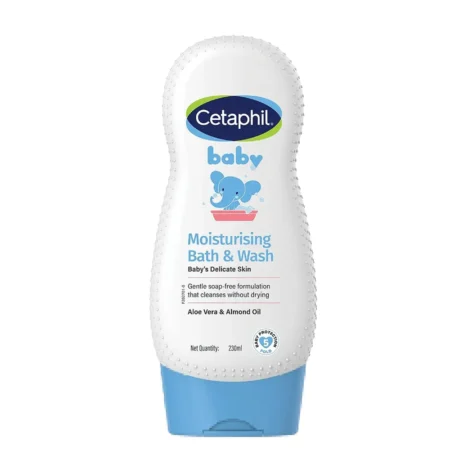 CETAPHIL BABY MOISTURISING BATH & WASH BABY'S DELICATE SKIN 230ML