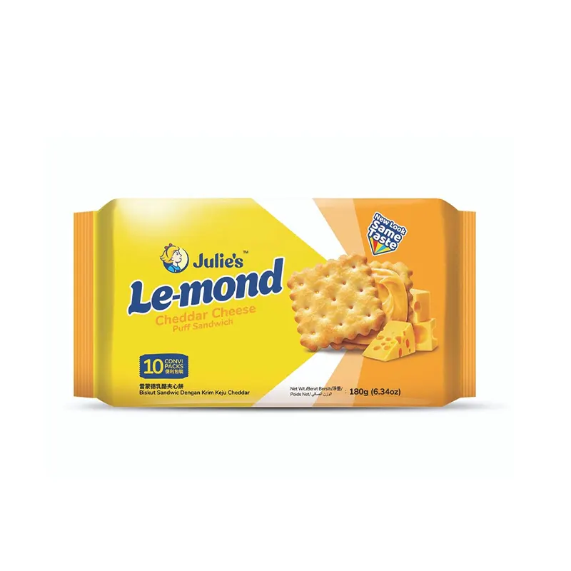 Julie'S Le-Mond Puff Sandwich Lemon Flavoured Cream 272G