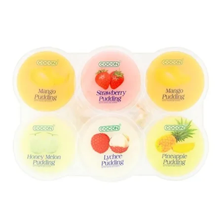 Cocon Nata De Coco Fruit Pudding 80G X 6Cups
