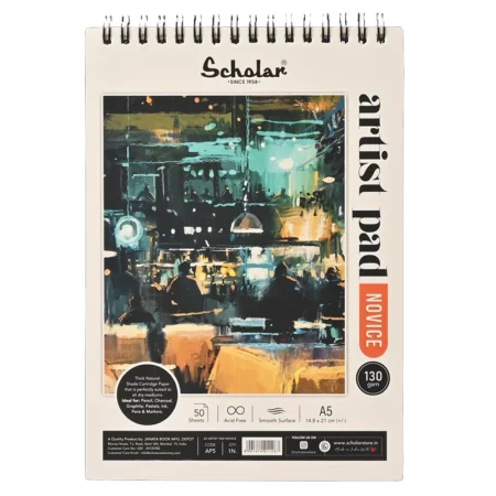 130 Gsm Artist Pad – Novice (25 & 50 Sheets) (AP) - Scholar Stationery