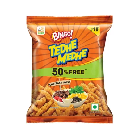 Itc Bingo Tedhe Medhe Chatpata Twist Namkeen 40G