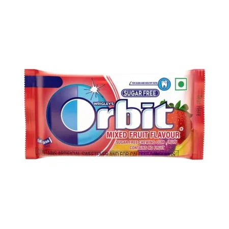 Wrigley'S Orbit Mixed Fruit Flavour Chewing Gum 6.6G