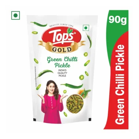 TOPS GOLD GREEN CHILLI PICKLE 90G