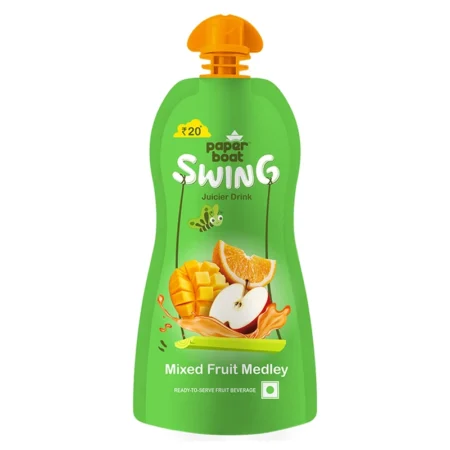 PAPER BOAT SWING JUICIER DRINK MIXED FRUIT MEDLEY 250ML