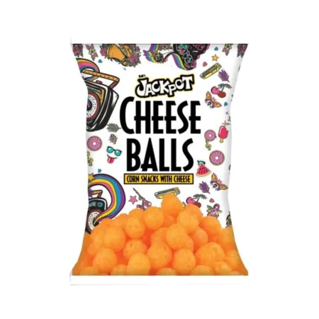 Kab'S Jackpot Cheese Balls Corn Snacks With Cheese 60G