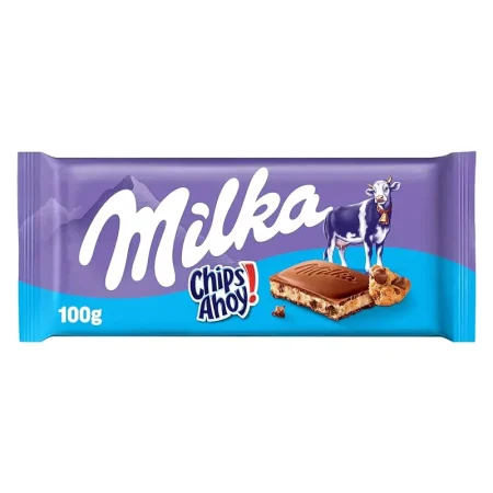 Milka Chips Ahoy! Alpine Milk Chocolate.100Gm