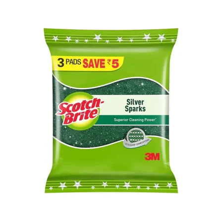 Scotch Brite Silver Sparks Scrub Pad 3N