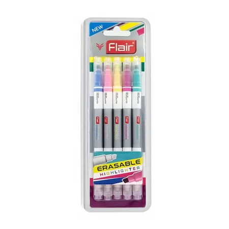 Flair Erasable High Lighters 6 Shades 1N