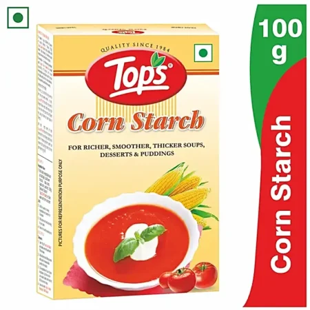 TOPS CORN STARCH FOR RICHER SMOOTHER THICKER SOUPS 100G