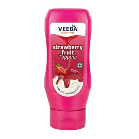 VEEBA STRAWBERRY BLISS SYRUP MADE WITH REAL STRAWBERRIES 230G