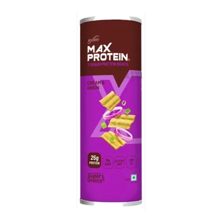 Rite Bite Max Protein 7 Grain Protein Snack Cream And Onion 120Gm