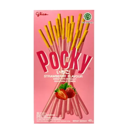 Glico Pocky Strawberry Flavour Sticks 45G