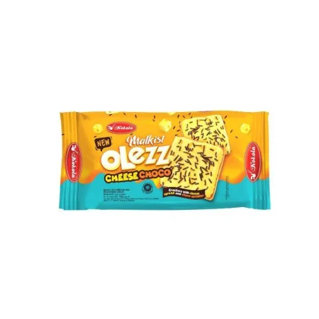 Kokola Olezz Cheese Choco Cream Crackers With Chesee Flavour And Chocolate Sprinkles 100Gm