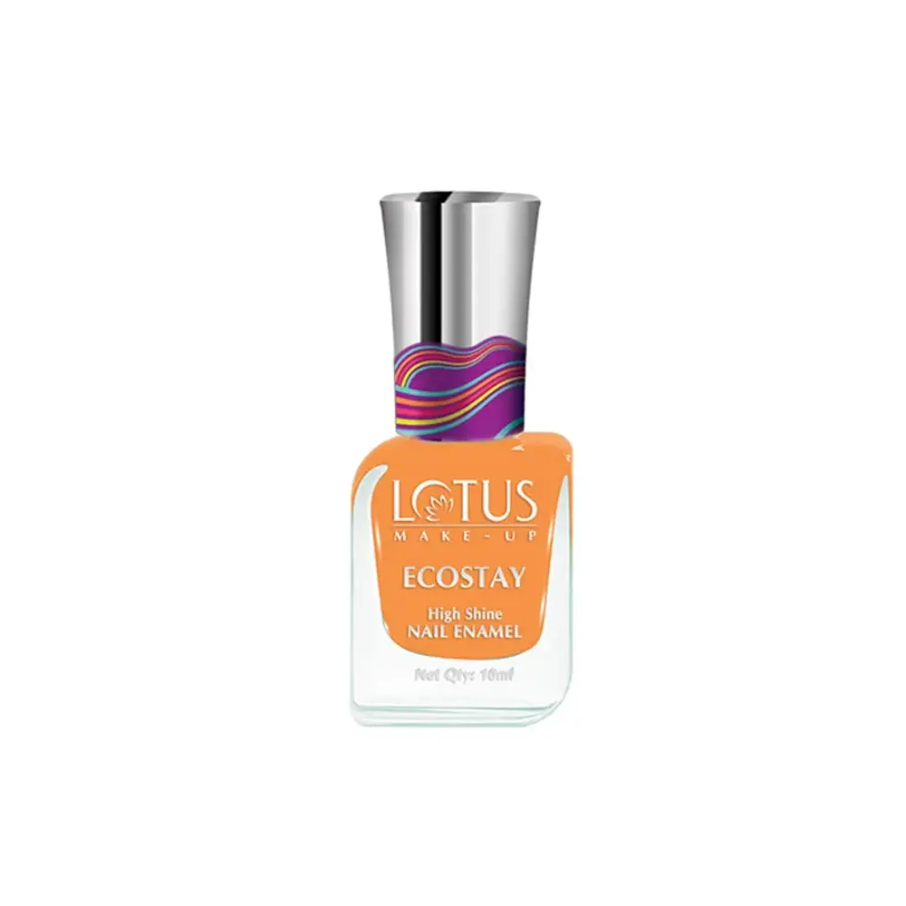 Lotus Make-Up Ecostay Nail Enamel E65 Orange Maniac 10Ml