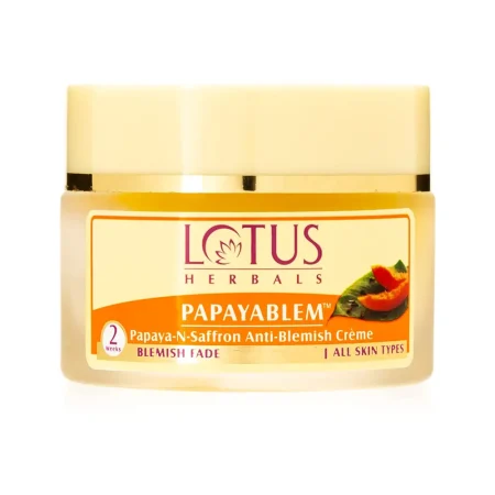 Lotus Papayablem Papaya-N-Saffron Anti-Blemish Creme 50G