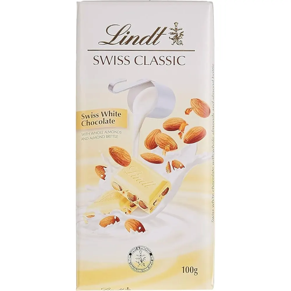 Lindt Swiss Classic Swiss Milk Chocolate With Gently Roasted Hazelnuts 100G