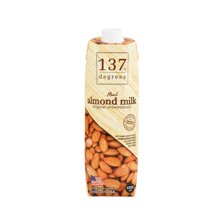 137 DEGREES REAL ALMOND DRINK UNSWEETENED 1L