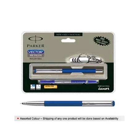 PARKER VECTOR METALLIX ROLLER BALL PEN 1N