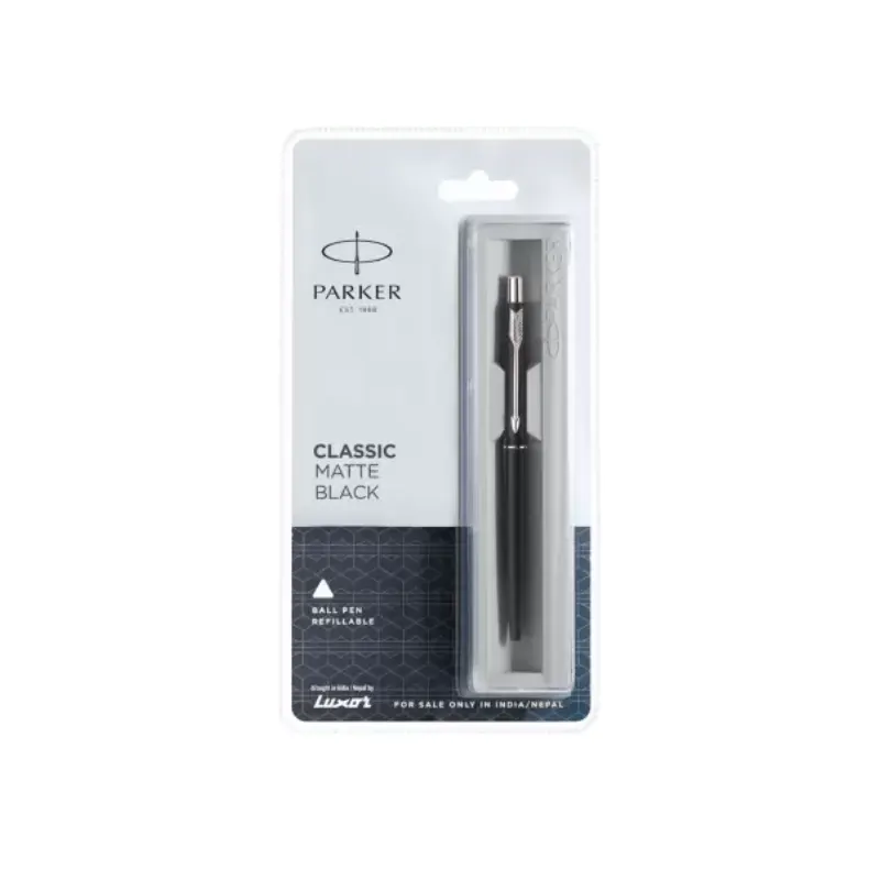 Parker Classic Matte Black Ball Pen Refillable 115
