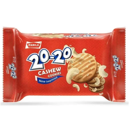 Parle 20-20 Cashew Cookies 50G + 20G= 70G