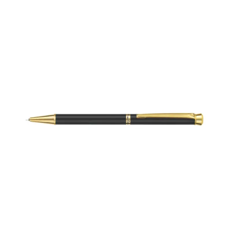 Cristal De Pierre Cardin Cristal Black Chrome Finish Roller Pen 1N