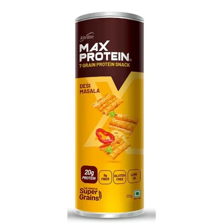 Rite Bite Max Protein 7 Grain Protein Snack Desi Masala 120G