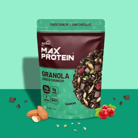 Rite Bite Max Protein Granola Choco Crunchy Dark Chocolate