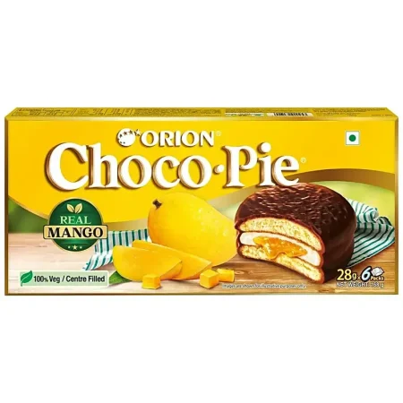 ORION CHOCO-PIE REAL MANGO 28GX6PACKS=168G