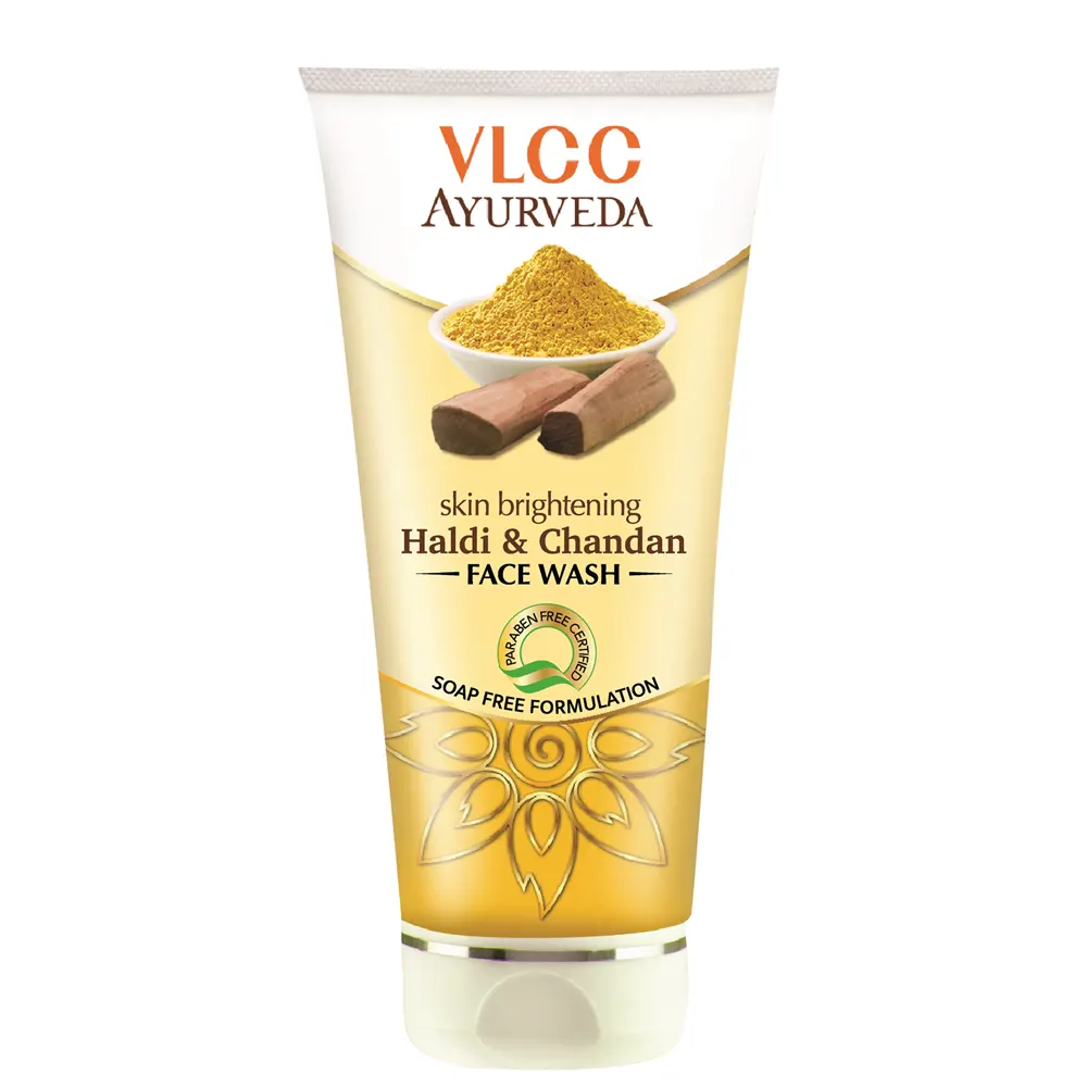 Vlcc Ayurveda Skin Brightening Haldi And Chandan Face Wash 100Ml