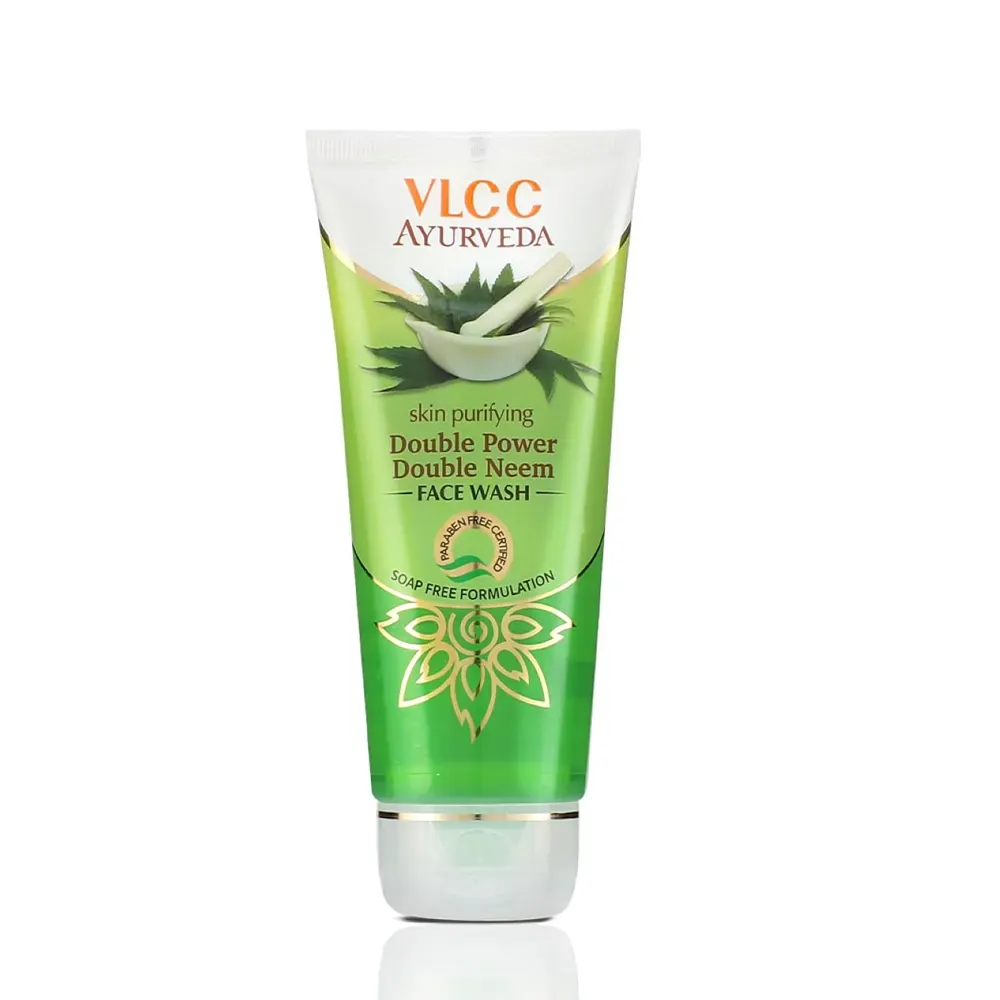 Vlcc Ayurveda Skin Purifying Double Power Double Neem Face Wash 100Ml
