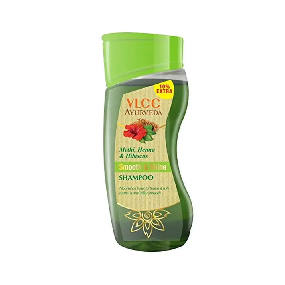 Vlcc Ayurveda Methi, Henna And Hibiscus Smooth And Shine Shampoo 110Ml