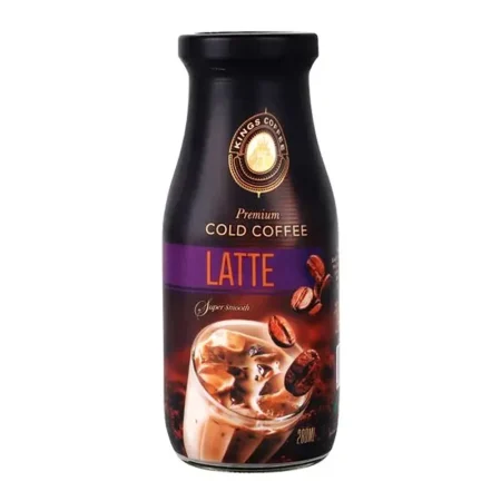 Kings Coffee Premium Cold Coffee Latte 280Ml