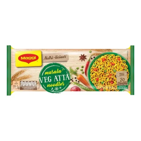 Nestle Maggi Nutri-Licious Masala Veg Atta Noodles 290G...