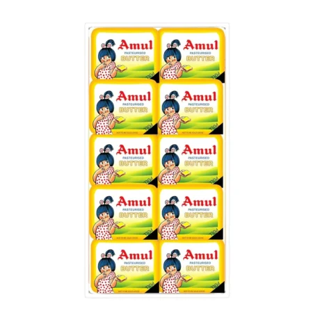 AMUL PASTEURISED BUTTER SCHOOL PACK 10GX10N