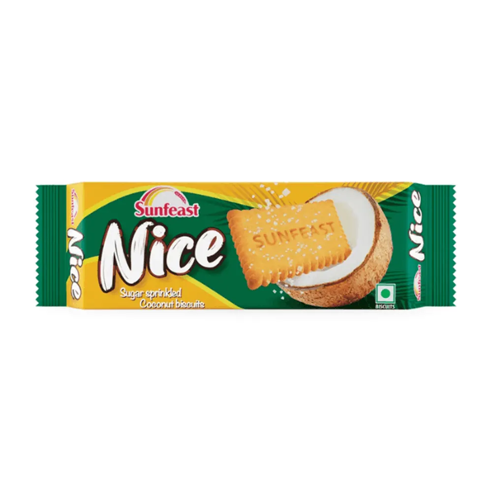 Itc Sunfeast Nice Sugar Sprinkled Coconut Biscuits 64G