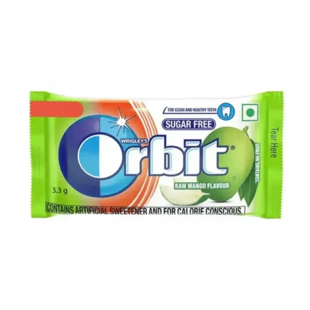 Wrigley'S Orbit Raw Mango Flavour Sugar Free Chewing Gum 3.3Gm