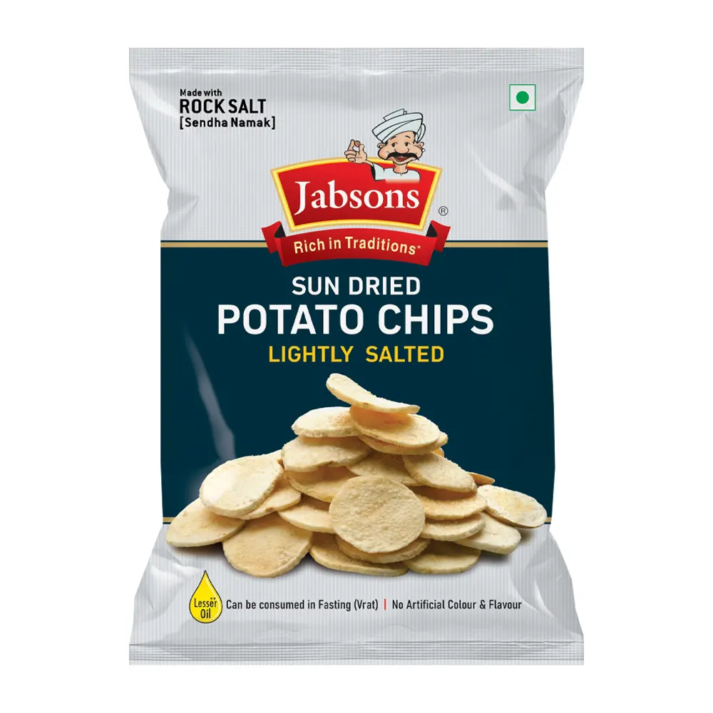 Jabsons Sun Dried Potato Chips Lightly Salted 110G