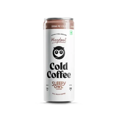 Sleepy Owl Cold Brew Hazelnut Coffee 200Ml