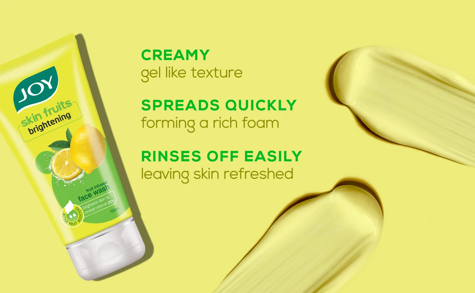 Joy Skin Fruits Brightening Fruit Infused Face Wash 150Ml