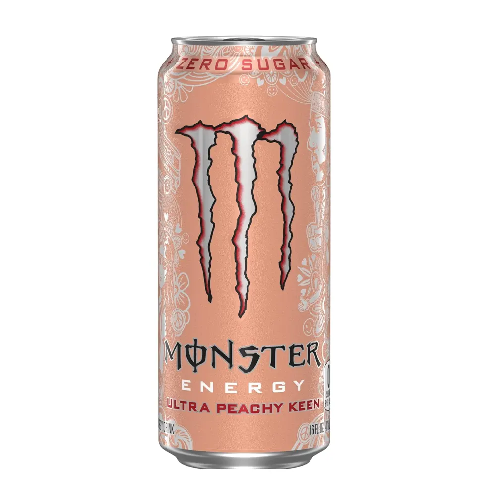 Monster Ultra Peachy Zero Sugar Energy Drink 500Ml